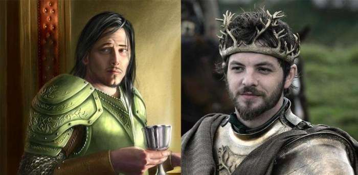 Порівняння акторів серіалу «Гра престолів» з портретами реальних персонажів з книг (20 фото)