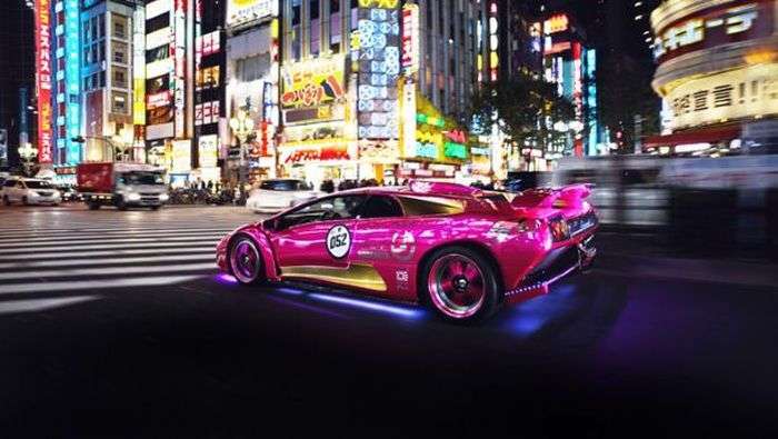 У Токіо пройшов зїзд власників унікальних суперкарів Lamborghini (23 фото + відео)