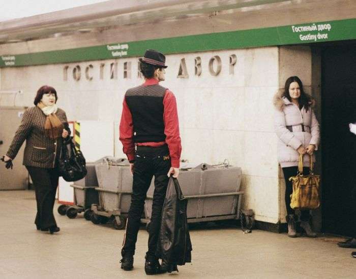 Незвичайні пасажири в метро Санкт-Петербурга (42 фото)
