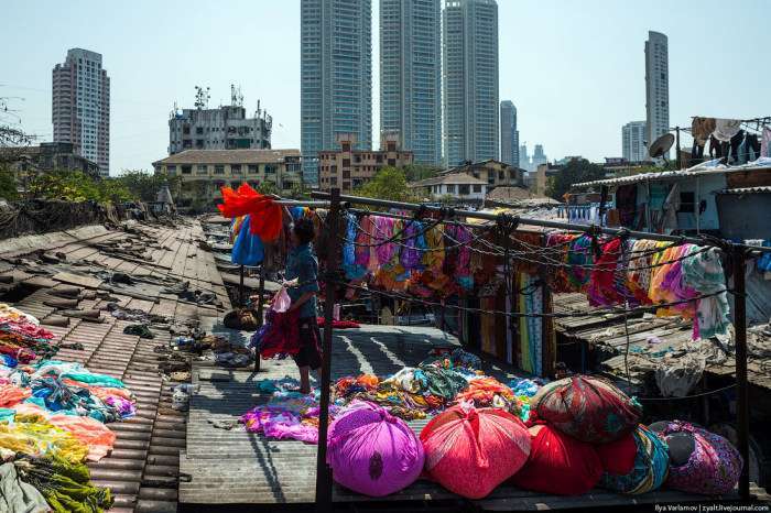 Дхобі-Гхат – район прачок в Мумбаї (26 фото)