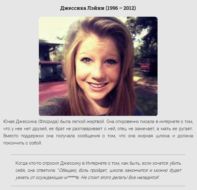 Цькування підлітків в інтернеті, що закінчилися самогубствами (15 фото)