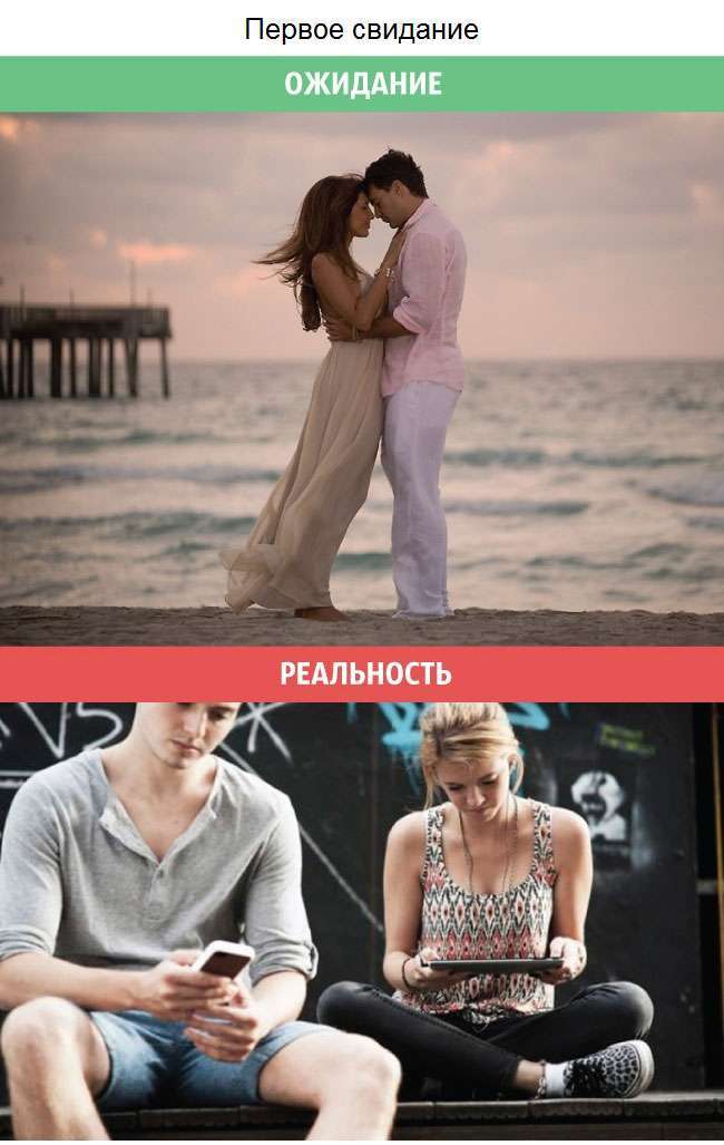 Очікування і реальність у відносинах між чоловіками і жінками (11 фото)
