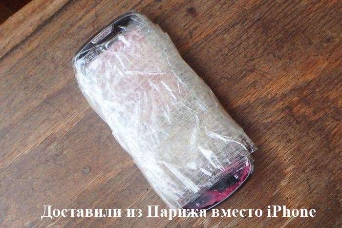 По шляху з Парижа до Санкт-Петербурга iPhone перетворився на муляж (2 фото)