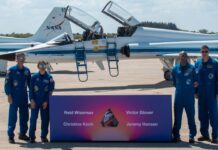 Artemis 2 Crew arriveert bij Kennedy Space Center voor historische maanmissie