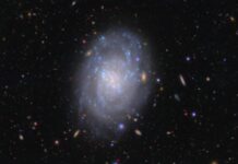Вражаюча спіральна галактика NGC 941 відображена на новому зображенні