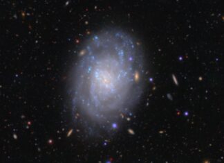 Вражаюча спіральна галактика NGC 941 відображена на новому зображенні